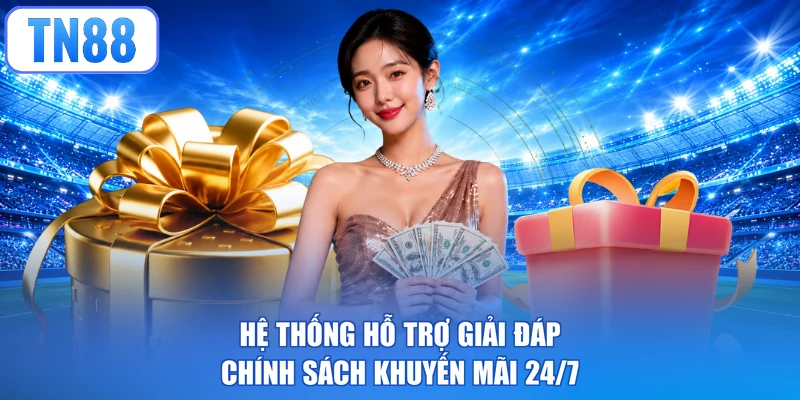 Hệ thống hỗ trợ giải đáp chính sách khuyến mãi 24/7